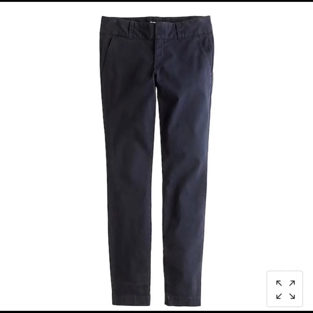 Navy Stretch J. Crew ANDIE Pants 4